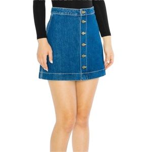 American Apparel denim skirt